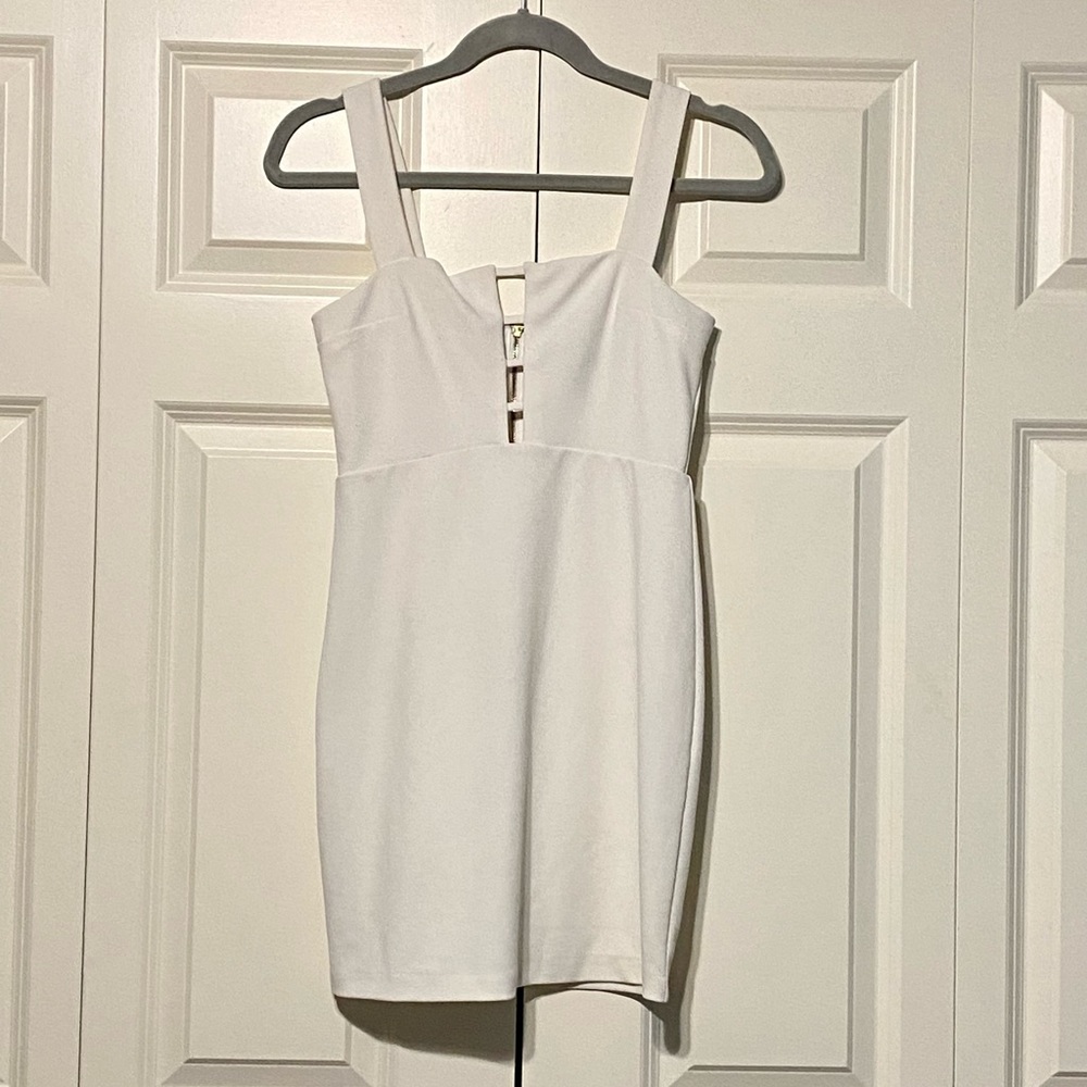 Express white bodycon mini dress